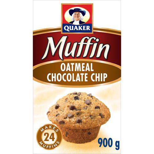Quaker muffin à l'avoine et brisures de chocolat (900 g) - oatmeal chocolate chip muffin mix (900 g)