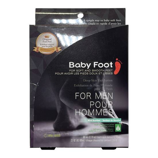 Baby Foot Foot Exfoliation For Men (1 unit)