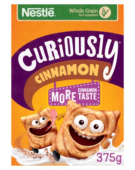 Curiously Cinnamon Taste Squares Cereal (375g)