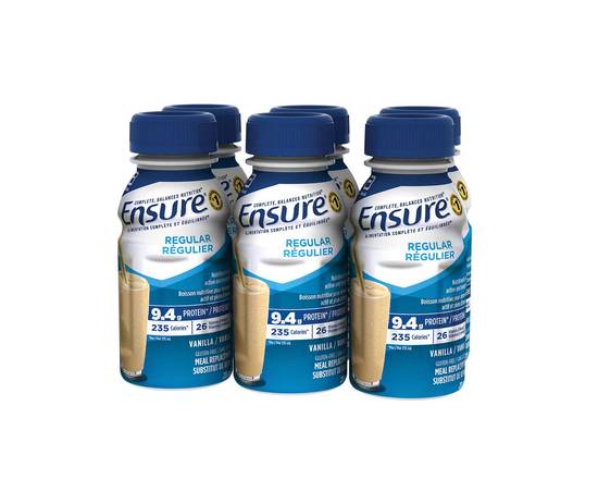 Ensure · Vanille régulière - Vanilla nutritional drinks (6 x 235 mL)