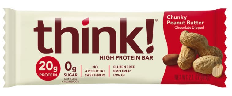 think! Chunky Protein Bar, Peanut Butter (2.1 oz)