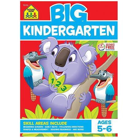 School Zone Publishing Company Big Kindergarten Workbook