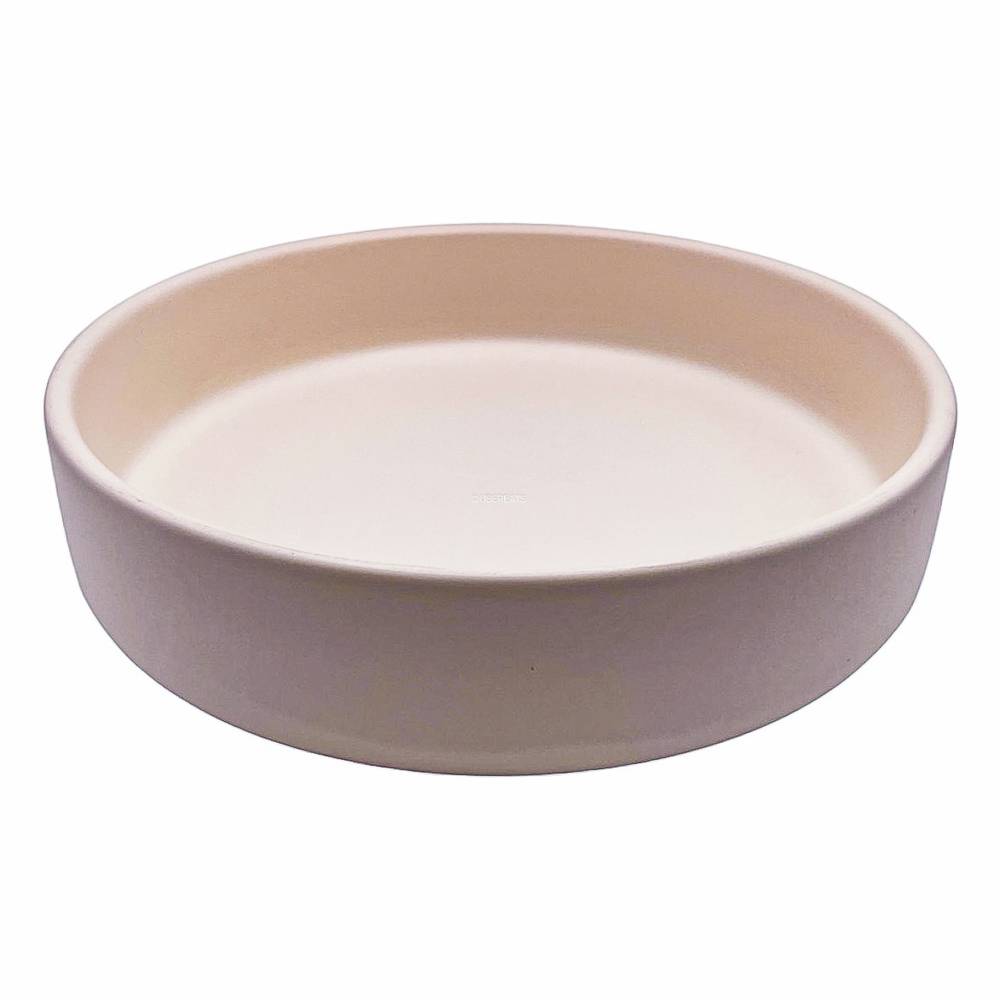 Boots & Barkley Ceramic Cat Water Bowl (cream)