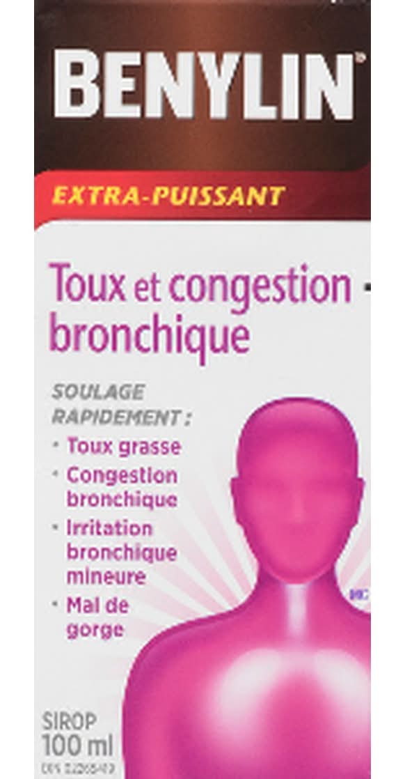 Benylin Extra Strength Cough & Chest Congestion Syrup (100 ml)