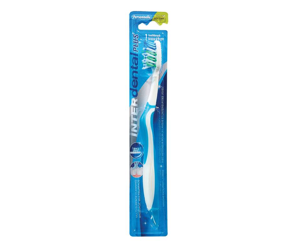 Personnelle interdental plus brosse à dents (1 unité, moyenne) - interdental plus toothbrush (1 unit)