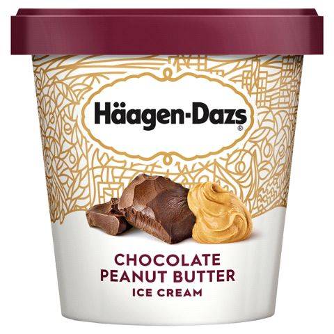 Dreyer's Haagen Dazs Chocolate Peanut Butter 14oz