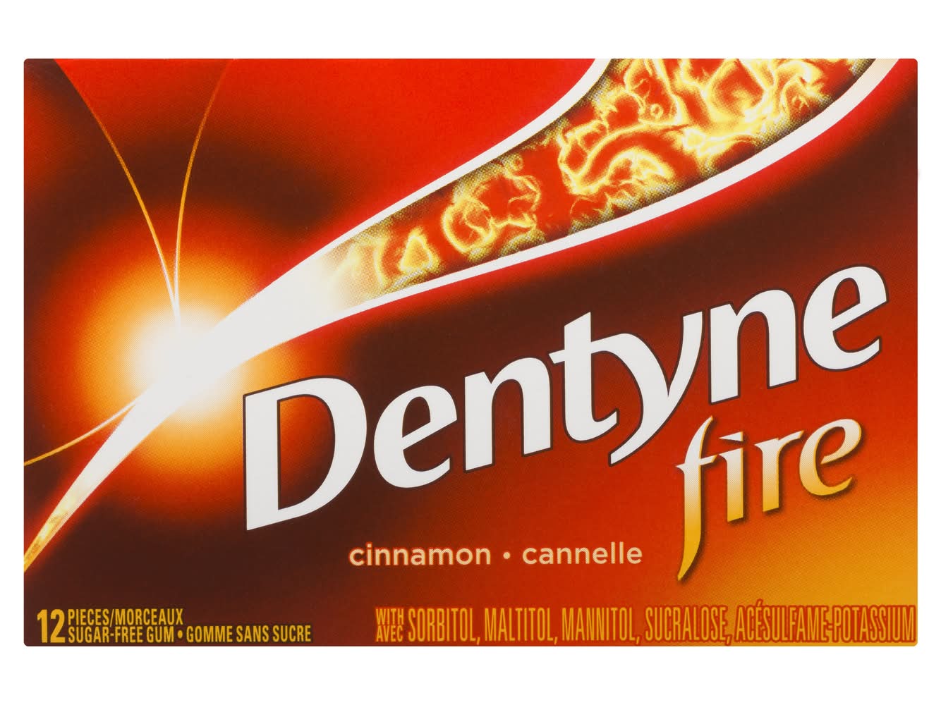 Dentyne Fire Chewing Gum, Cinnamon (12 ct)