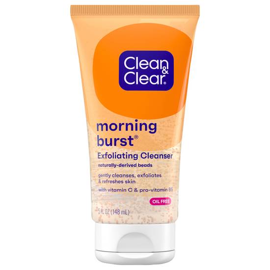 Clean & Clear Morning Burst Oil Free Exfoliating Face Scrub