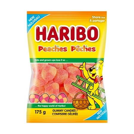 Haribo Bonbons Gélifiés Pêches Sans Colorants Artificiels (175 g)