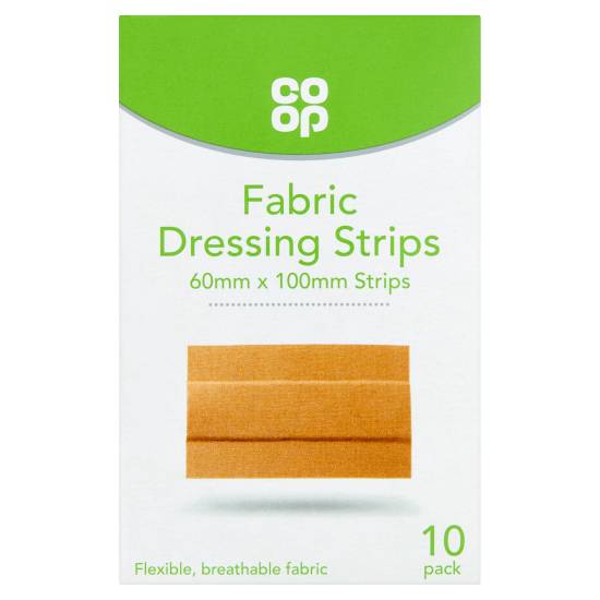 Co-Op 10 Fabric Dressing Strips