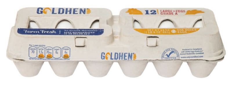 Goldhen Grade A Large White Eggs, 1 dozen