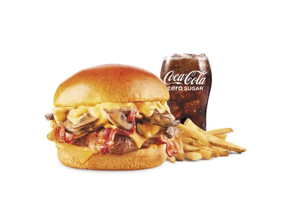 Bacon Portabella Mushroom Melt Combo