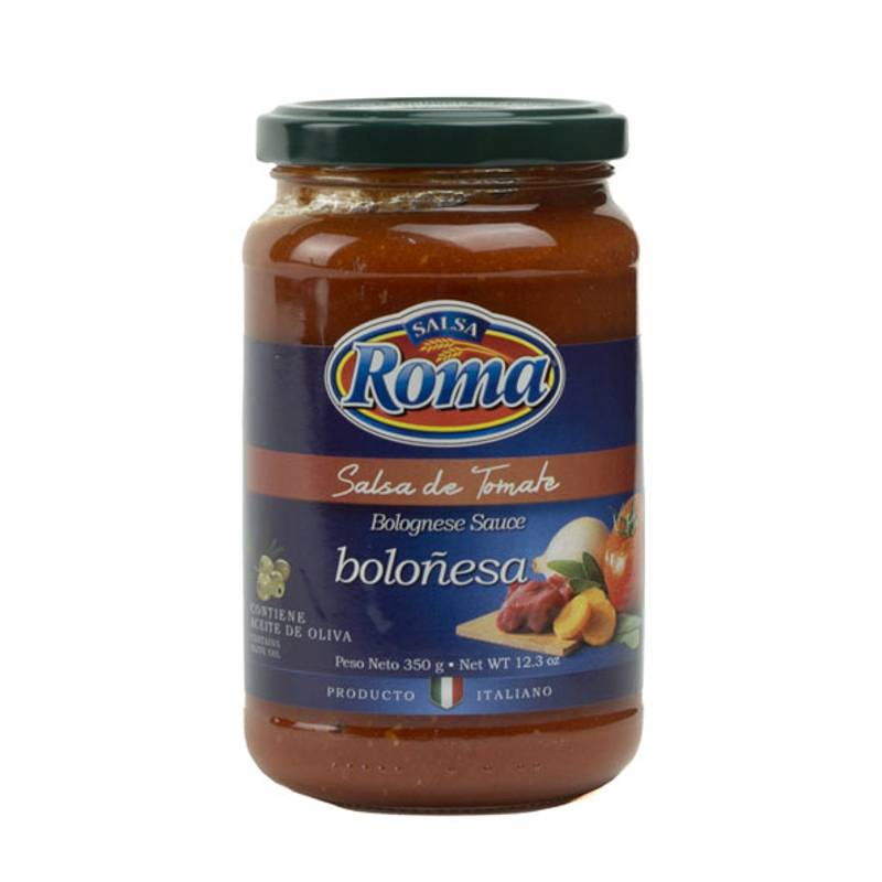 Roma salsa de tomate boloñesa (frasco 350 g)