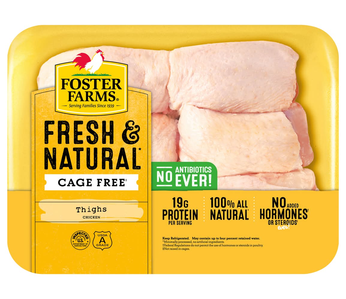 Foster Farms Fresh & Natural Cage Free Chicken Thighs