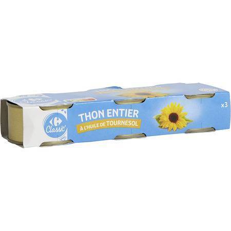 Carrefour Classic' - Thon entier à l'huile de tournesol (3)