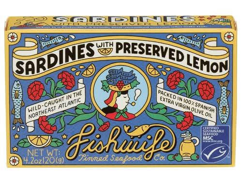 Fishwife Tinned Seafood Co. Sardines With Preserved Lemon