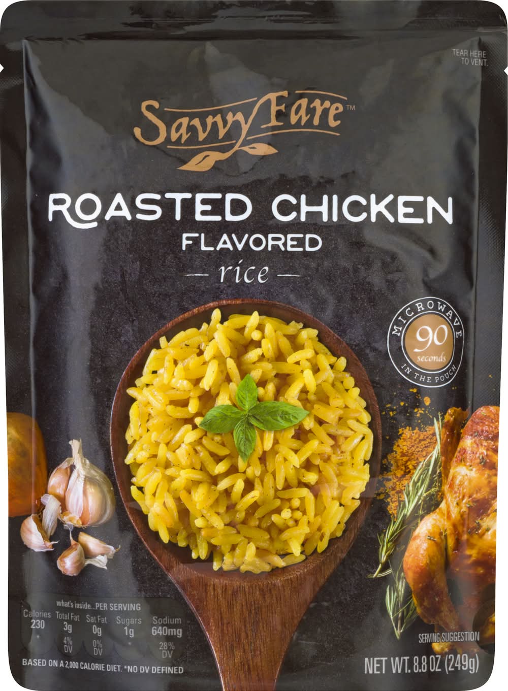 Savvy Fare Rice, Roasted Chicken (8.8 oz)