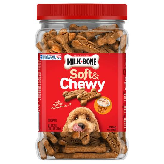 Milk-Bone Soft & Chewy Chicken Recipe Dog Snack (25-ounce)