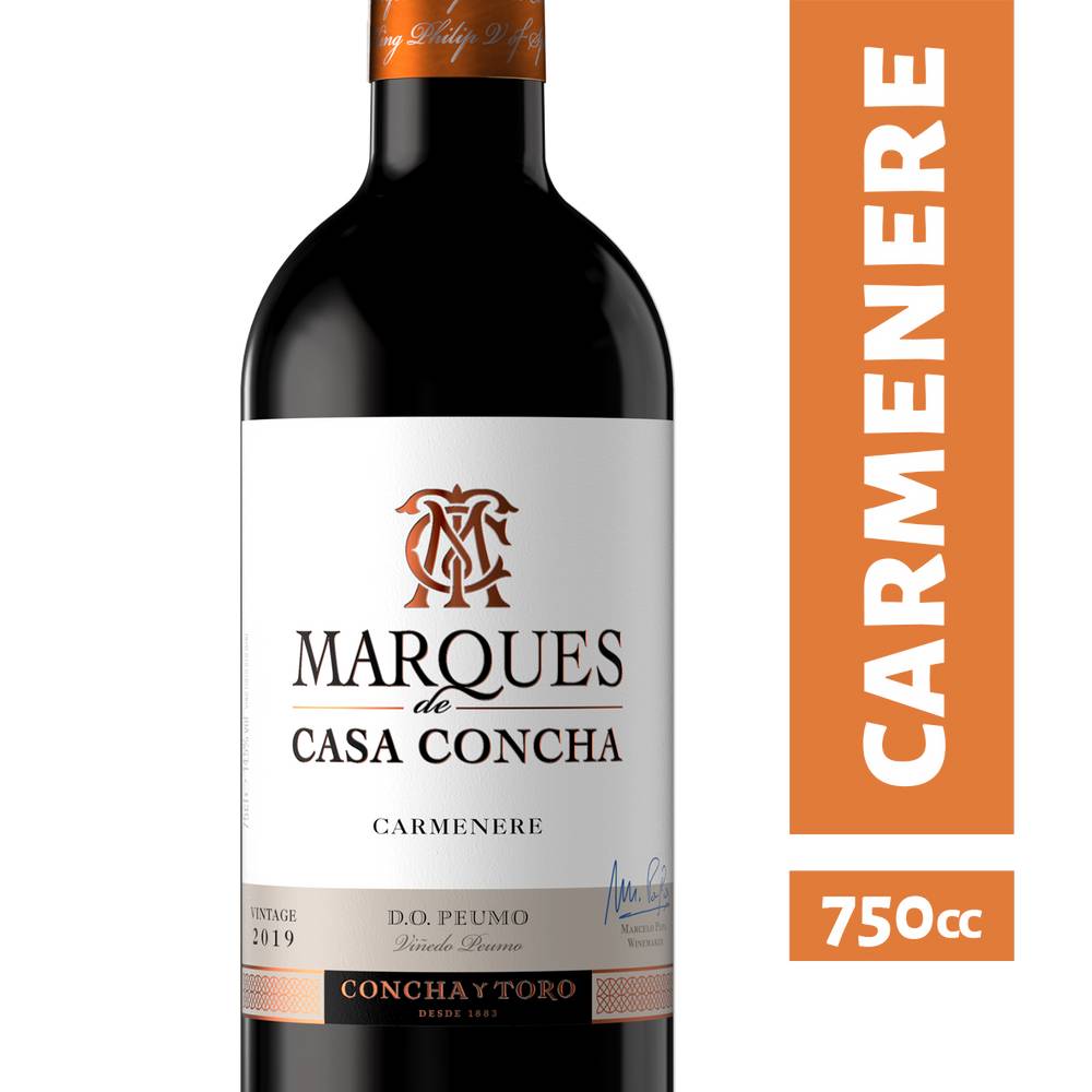 Concha y Toro vino marqués de casa concha carmenere (750 mL)