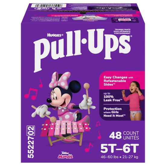 Pull-Ups Girls' Potty Training Pants 5t-6t