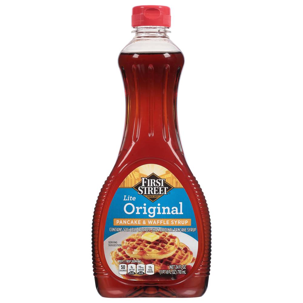 First Street Lite Original Pancake Syrup (24 fl oz)