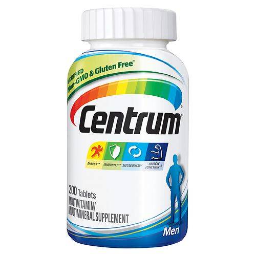 Centrum Men, Complete Multivitamin & Multi-mineral Supplement Tablet - 200.0 ea