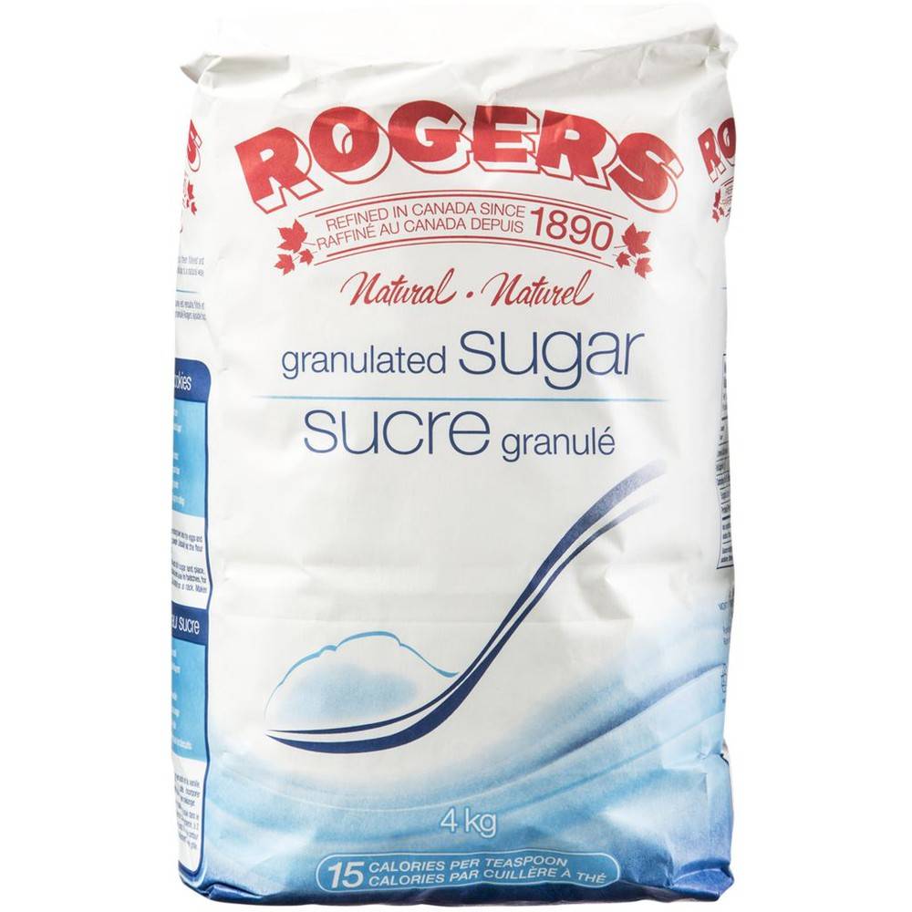 Rogers Granulated White Sugar (4 kg)