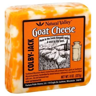 NATURAL VALLEY COLBY GOAT CHEESE
