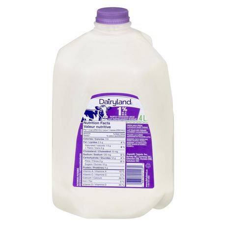 Dairyland 1% Partly Skimmed Milk (4 L)
