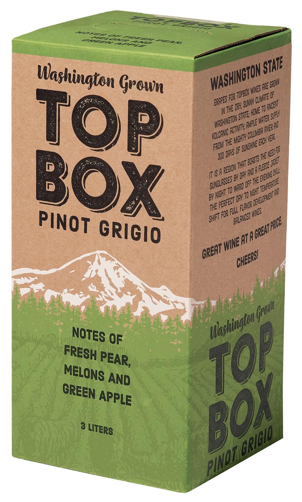 Top Box Pinot Grigio White Wine (3 L)