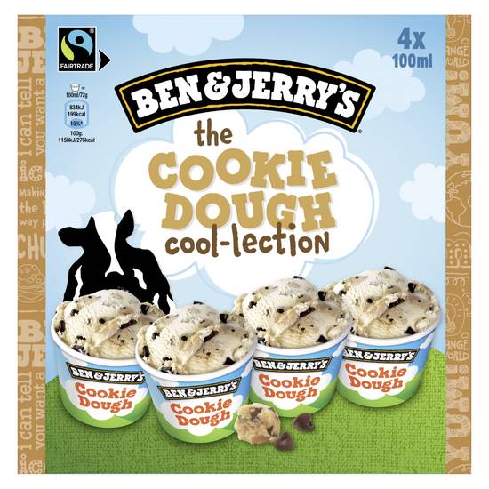 Ben & Jerry's - Crème glacée cookie dough cool lection