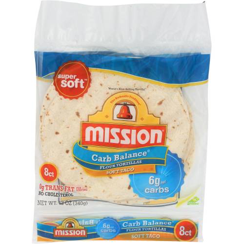 Mission Carb Balance Medium Flour Tortillas 8 Count