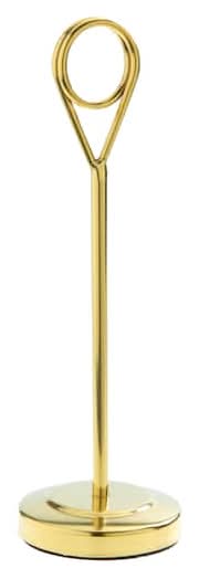 Celebrate It Table Number Stands, 6 in, Gold (8 ct)