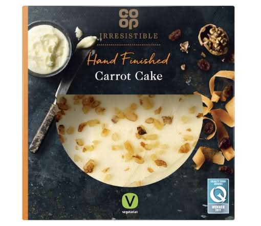 Co-op Irresistible Hand Finished Carrot Cake