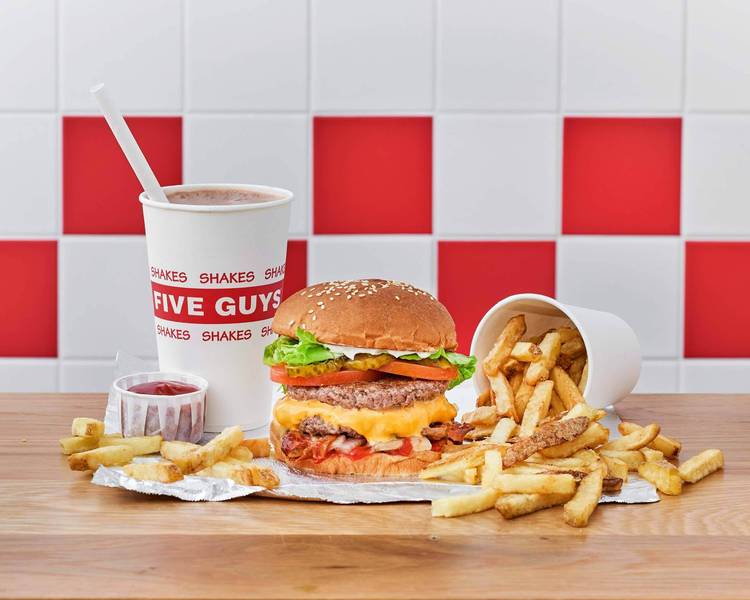 Five Guys - Burgers, Fries & Shakes - Norwich Menu & Prices - Norwich ...