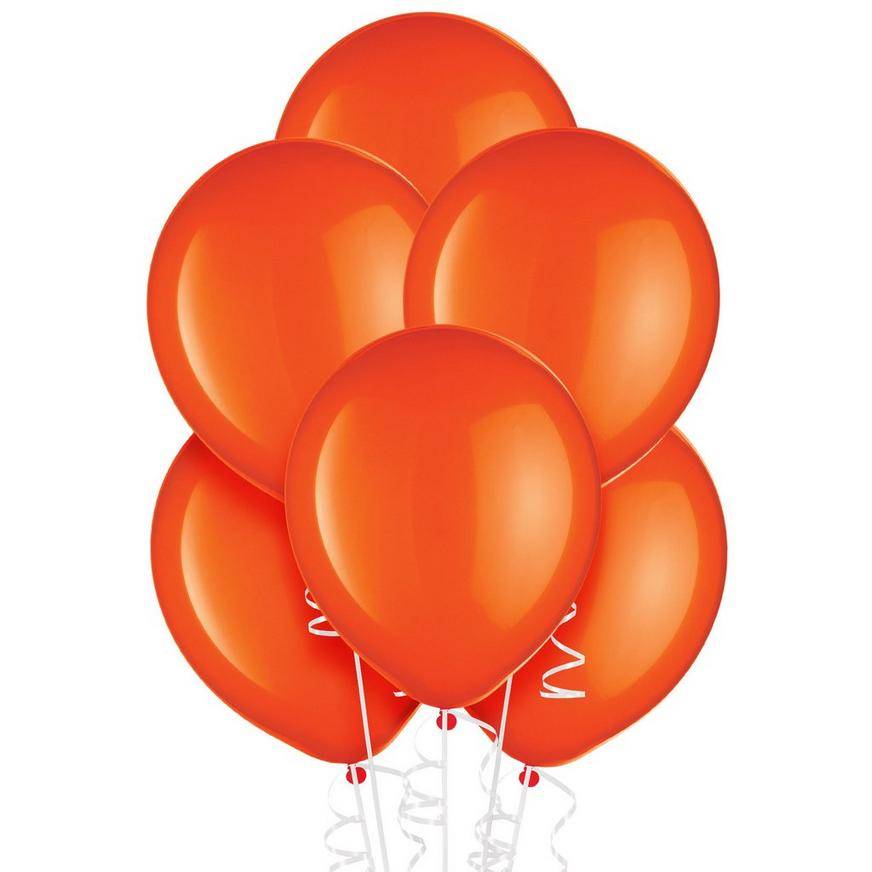 Party City Latex Balloons (orange )
