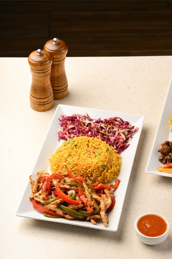 Rice and Chicken Stir Fry