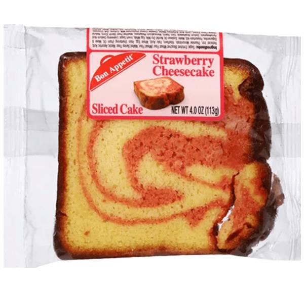 Bon Appetit Sliced Strawberry Cheesecake 4oz