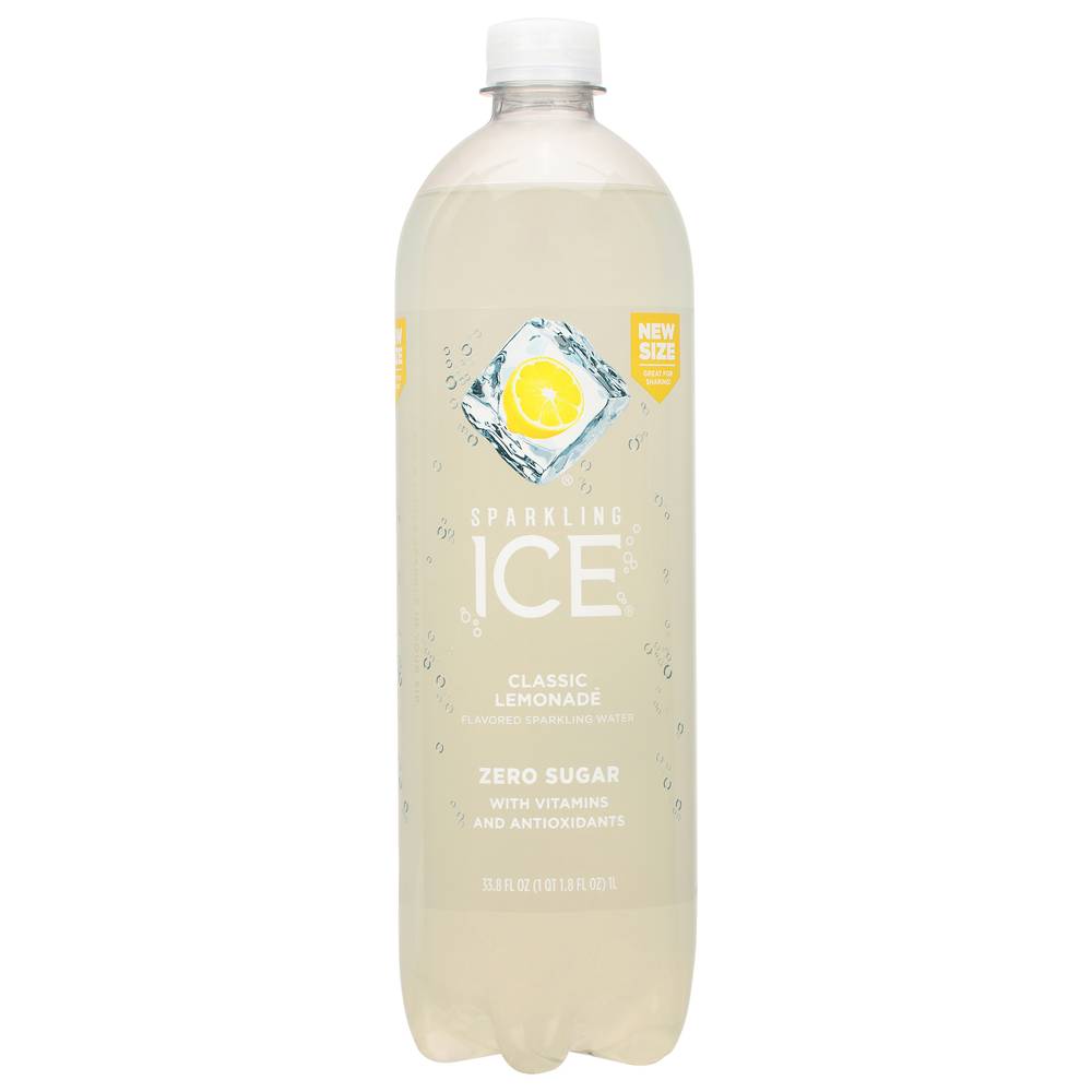 Sparkling Ice Spiked Zero Sugar Classic Lemonade Sparkling Water (33.8 fl oz)