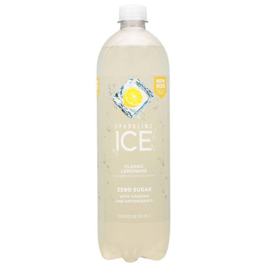 Sparkling Ice Zero Sugar Classic Lemonade Sparkling Water (33.8 fl oz)