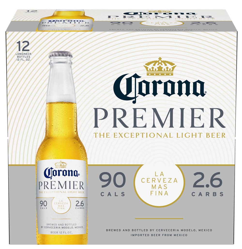 Corona Premier Lager Light Beer (12 x 12 fl oz)