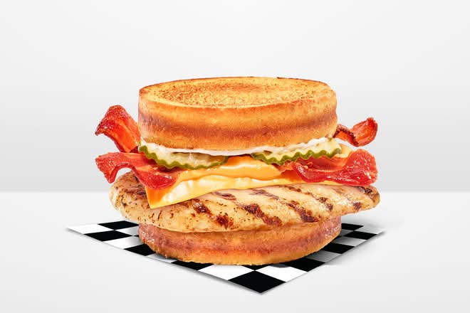 Grilled Bacon Sourdough Clucker