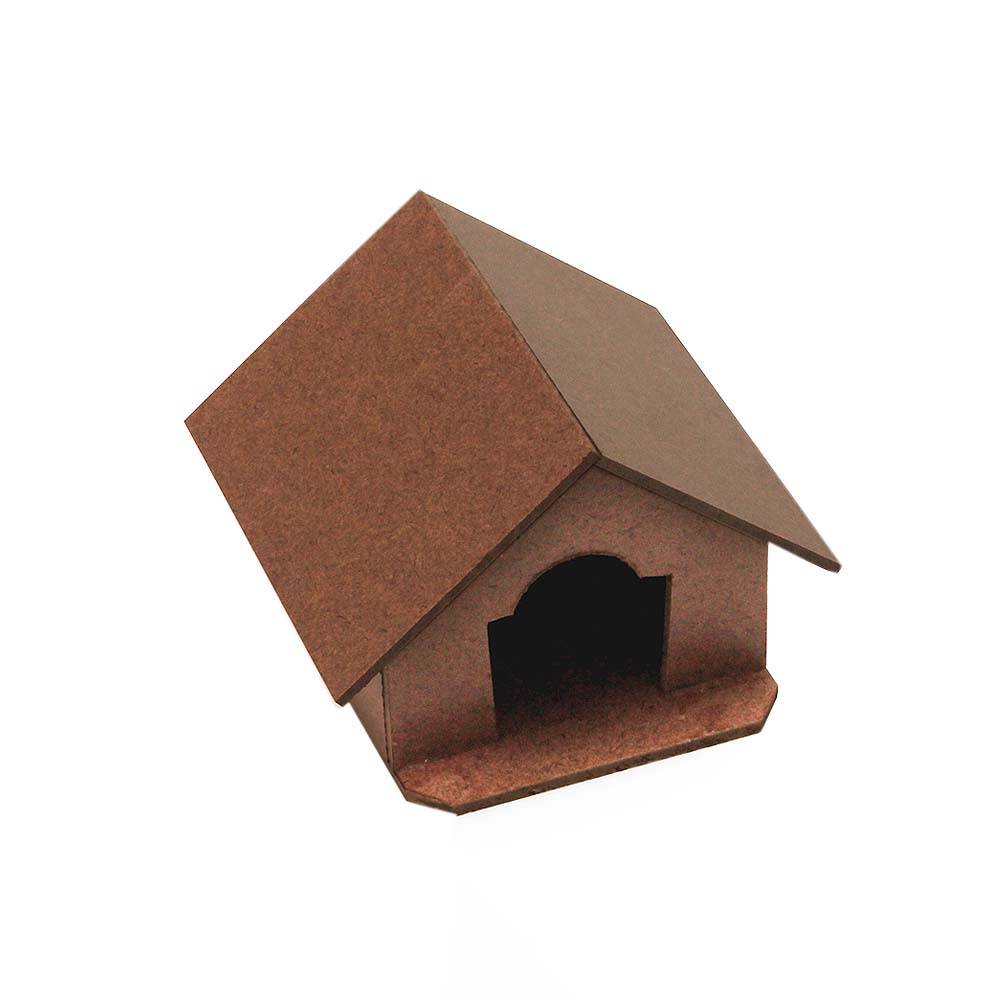 Petpira casinha de madeira para roedores (10,5x12,3cm)