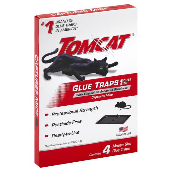 Tomcat Glue Traps Mouse Size (4 ct)