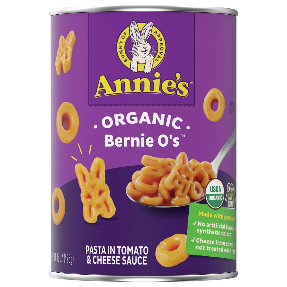 Annie's Organic Bernie O's Pasta in Tomato and Cheese Sauce (15 oz)