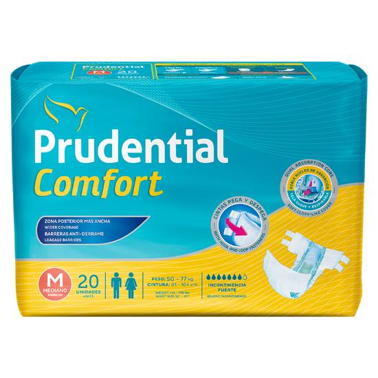 PRUDENTIAL PAÑAL ADU COMFORT M *20