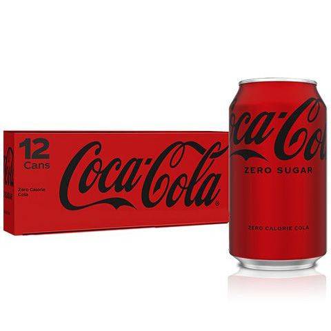 Coke Zero 12 Pack 12oz Can