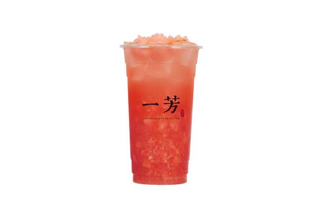 Peach Strawberry Iced Tea 桃桃草莓冰茶
