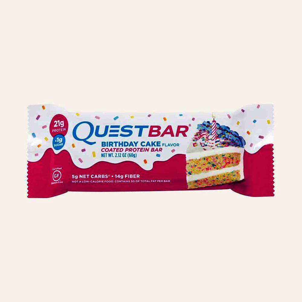 Quest Birthday Cake Flavour Coated Protein Bar (60 g)