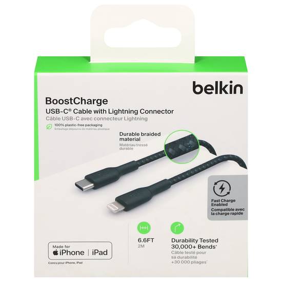 Belkin Boost Charge Usb-C Cable With Lightning Connector (6.6 feet)